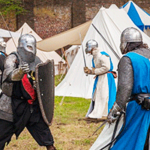 Рыцари сражаются на мечах — иллюстрация к записи «Звук мечей скачать»