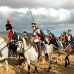 Солдаты кавалерии на лошадях — звуки кавалерии