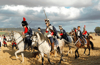 Солдаты кавалерии на лошадях — звуки кавалерии