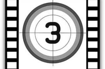 Звуки обратного отсчета Кадр с цифрой три — иллюстрация к публикации "Звуки обратного отсчета"