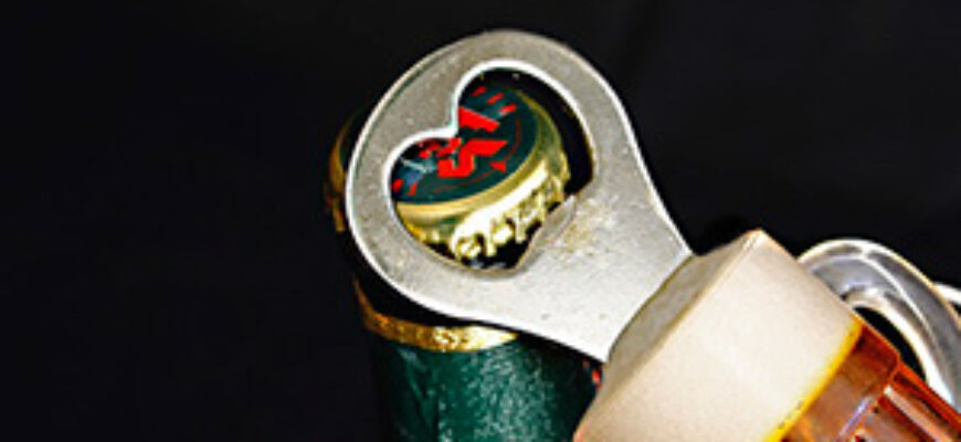 Звук открывания бутылки пива