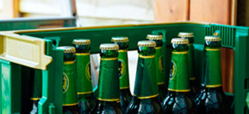 Звук стеклянных бутылок